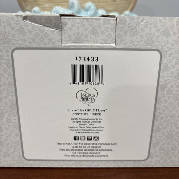 2017 Precious Moments Noah's Ark LED Ceramic Nighlight Bible Religious Gift NEW - Picture 7 of 9